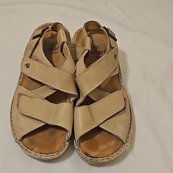 Finn Comfort Sandals Tan Fisherman Leather size 40 (10 us) - Picture 1 of 7